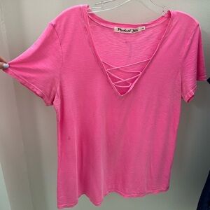 Michael Stars cross cross tee OS
